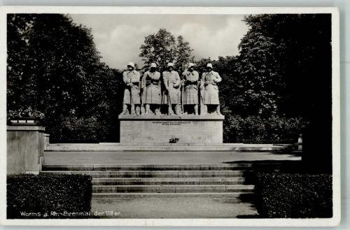 W6520 Worms Ehrenmal d. 118 er Kriegerdenkmal