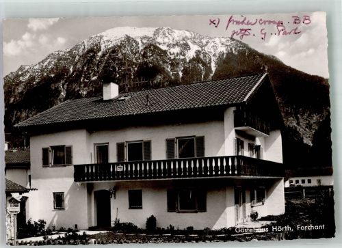 82490 W8105 Farchant - Gästehaus Hörth