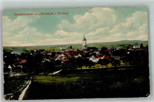 02748 O8703 Bernstadt , Sachs 1914