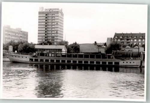 10115 W1000 Spandau - Neubau d. Reederei Schmolke u. Söhne Hochhaus Möbel Krieger Ort handschriftlich