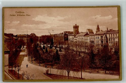 03042 O7500 Cottbus 1925 - Kaiser Wilhelm Platz