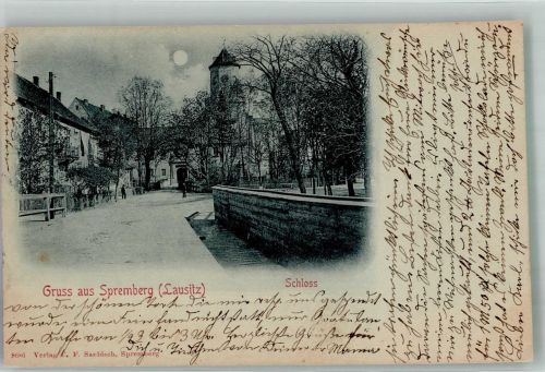 03130 O7590 Spremberg , NL 1902 - Schloss
