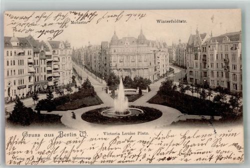10115 W1000 Tempelhof 1904 - Winterfeldtstraße Motzstraße Victoria Louise Platz