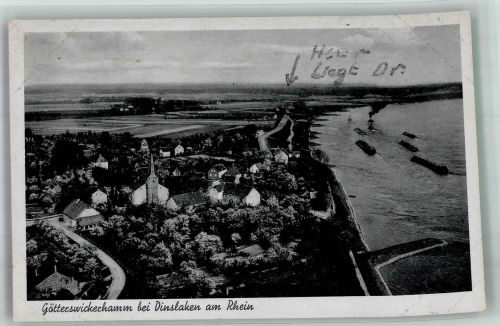 46562 W4223 Götterswickerhamm , Niederrhein - Vogelschau
