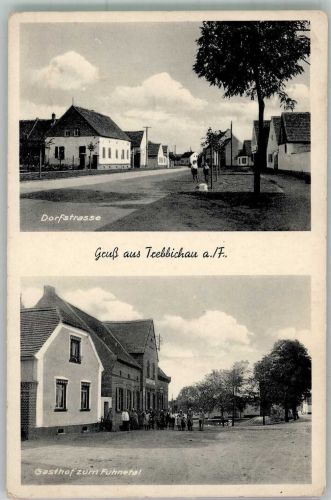 06386 O4371 Trebbichau b Köthen, Anh - Dorfstrasse Gasthaus zunm Fuhnetal
