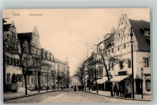 06712 O4900 Zeitz , Elster - Brüderstrasse Apotheke Litfaßsäule