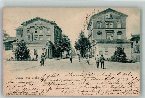 06712 O4900 Zeitz , Elster 1902 - Kalkstrasse Cafe National