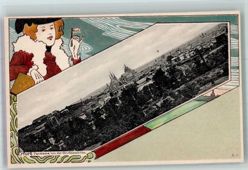 99084 O5000 Erfurt - Jugendstil Von der Groimanshöhe