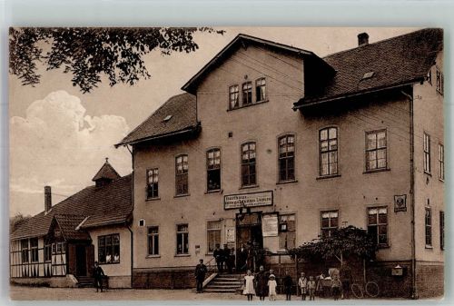 99100 O5101 Gierstädt 1917 Foto AK Gasthaus zum goldenen Lamm