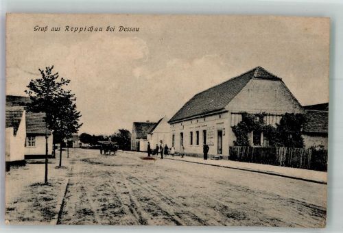 06386 O4371 Reppichau 1911 - Dorfstrasse