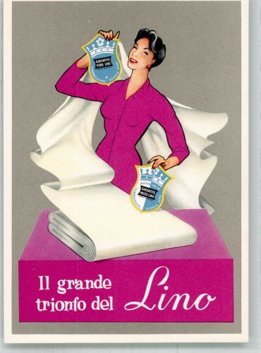 Lino Stoffe Werbung