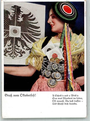 O5301 München b Bad Berka Schützenliesel Oktoberfest 1936