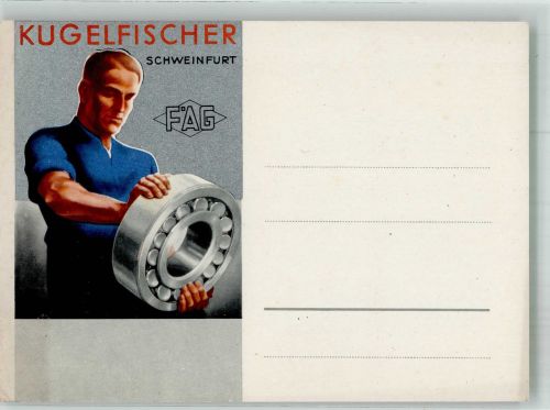 W8720 Schweinfurt Kugelfischer Wälzlager Industrie Werbung