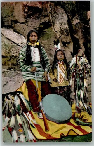 Squaw mit Kind Indianer