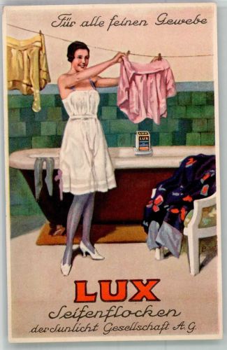 Lux Seifenflocken von Sunlicht Werbung Kosmetik