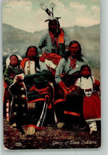 Group of Sioux Indians Indianer