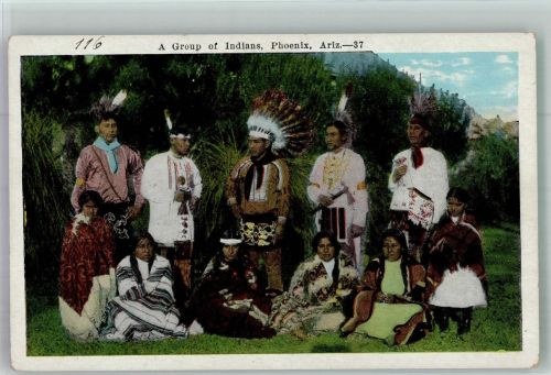 A group of Indians , Phoenix, Arizona - 37 Indianer