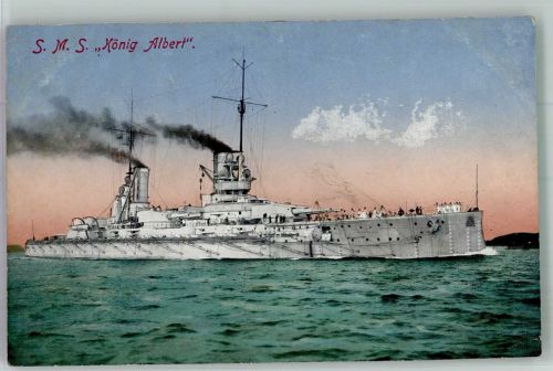 SMS König Albert Verlag W.B. Levy Marine WK I