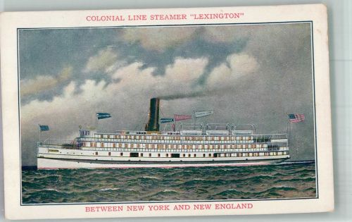 Colonial Line Steamer Lexington between New York und New England Seebäderschiff