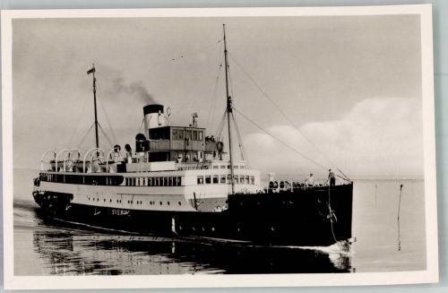 Dampfer Sverice Seebäderschiff Foto AK