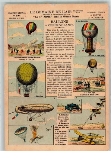 La 5. Armee dans la grande Guerre Verlag Pellerin Nr. 211 Ballon Gebrauchsspuren