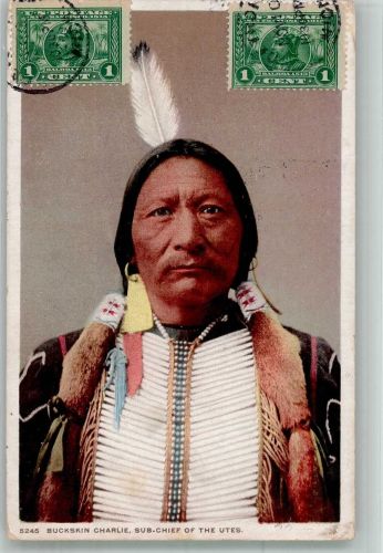 Buckskin Charlie, Sub-Chief of the Utes Indianer Gebrauchsspuren