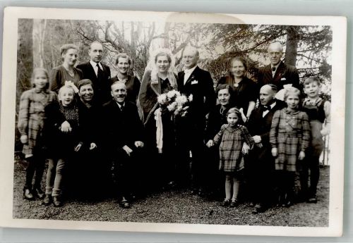 Gruppenfoto Hochzeit