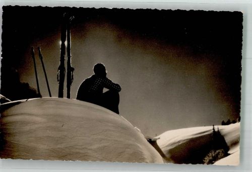 Skifahrer Wintersport