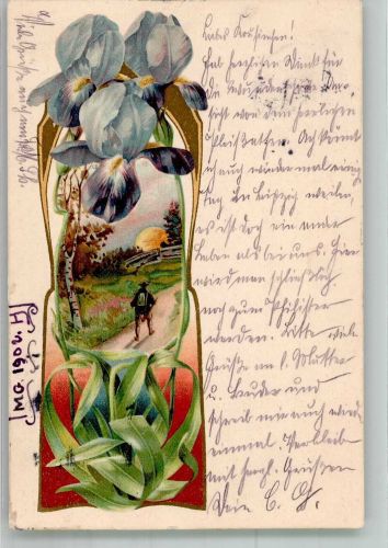 Iris Wanderer Jugendstil 1902