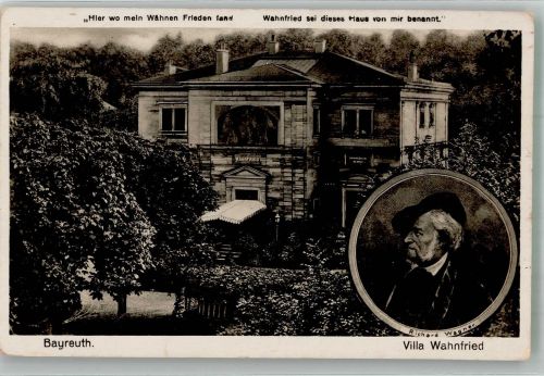 W8580 Bayreuth Villa Wahnfried Wagner, R.
