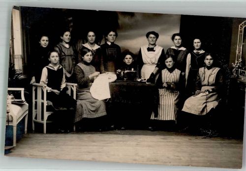 Haushaltungsschule Mädchen 22.7.1918 Schule