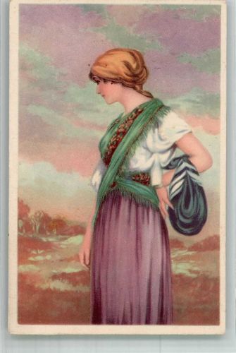 Frau O.18 Amag 1924 Künstlerkarte