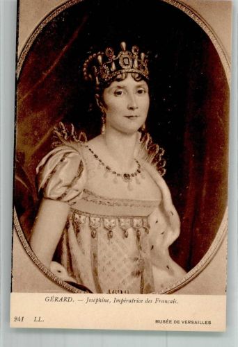 sign. Gerard Josephine Kaiserin v. Frankreich Adel Frankreich Künstlerkarte