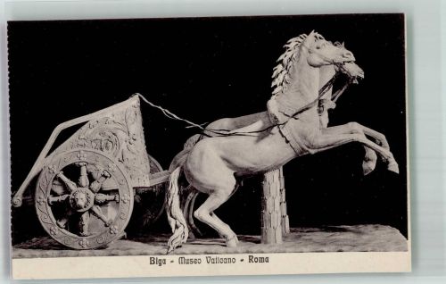 Roma Rom Streitwagen Biga Museo Valicano Skulptur