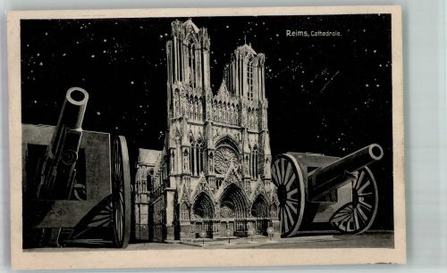 Reims Cathedrale Geschütze Waffe
