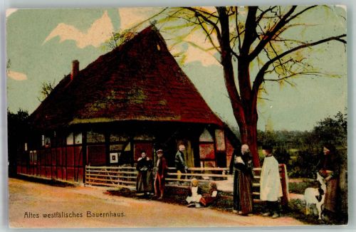 Altes westfälisches Bauernhaus Bauernhaus 1909