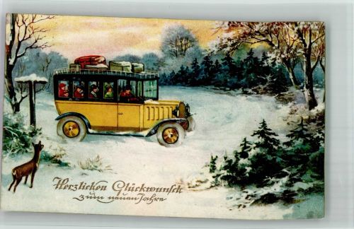 Neujahr Glückwunsch Postbus