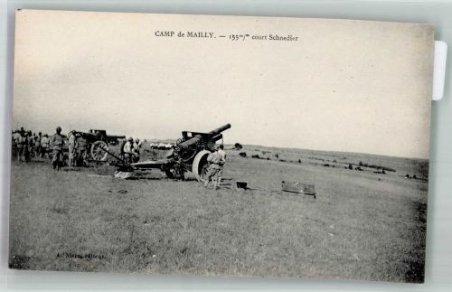 Mailly-le-Camp 155 mm Geschütz Waffe