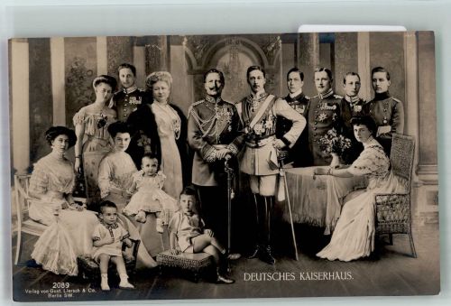 Die Familie des deutschen Kaiserhauses Verlag Gustav Liersch & Co. 2089 Adel Kaiser Wilhelm II