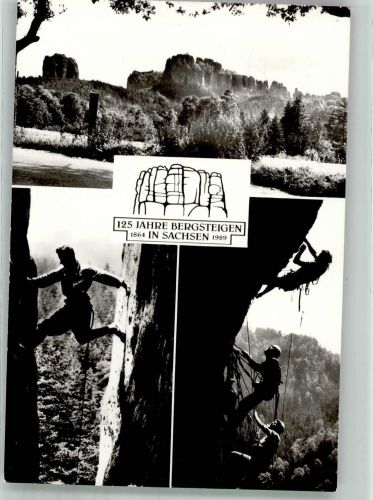 125 Jahre Bergsteigen in Sachsen 1864-1989 Bergsteiger