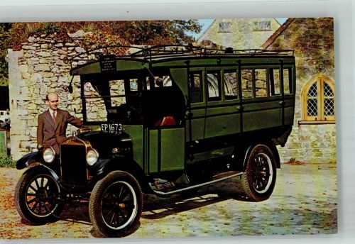 Ford Modelll-TT Bus von 1921 im National Motor Museum Beaulieu England Oldtimer Foto AK