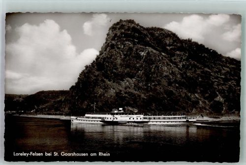 W5421 Loreley Raddampfer Cecilie Rheinschiff Foto AK