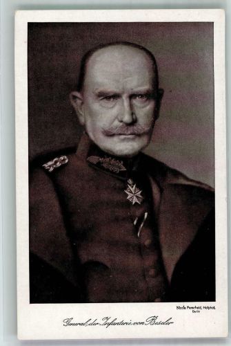 General der Infanterie Hans von Beseler in Uniform WK I Fotograf Nicola Perscheid General