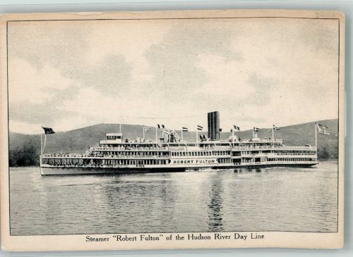 Dampfer Robert Fulton auf dem Hudson River USA Raddampfer