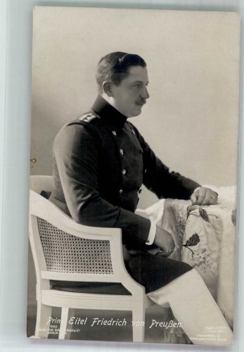 Der Prinz in Uniform Verlag Gustav Liersch & Co. 1892 Adel Prinz Eitel Friedrich