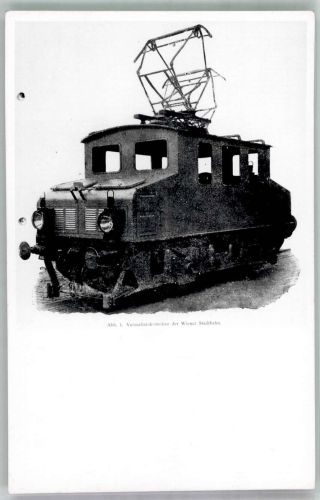 Versuchs-Elektrolokomotive der Wiener Stadtbahn Österreich Lokomotive Foto AK