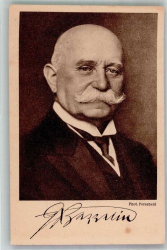Portrait des Luftschiffpioniers Zeppelin-Eckener-Spende Fotograf Perscheid Zeppelin, F. Graf von