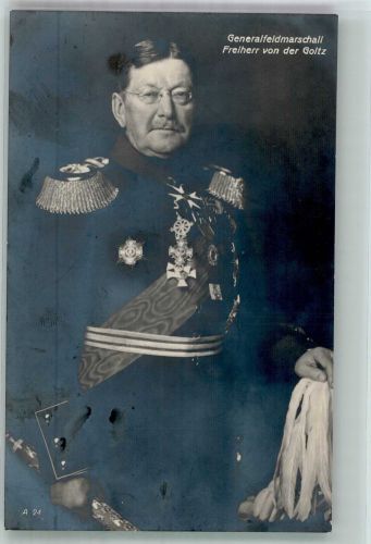 Generalfeldmarschall Freiherr von der Goltz in Uniform Orden General