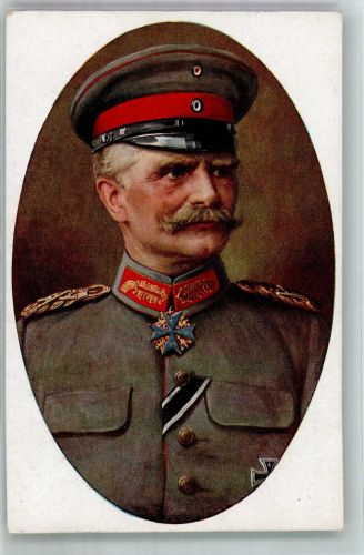 Generalfeldmarschall von Mackensen in Uniform WK I General Künstlerkarte