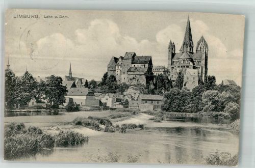 65549 W6250 Limburg a d Lahn 1914 Gebrauchsspuren Dom Lahn